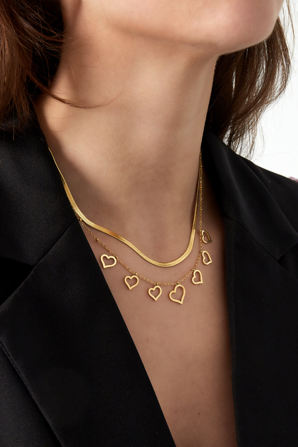 collier gros coeur