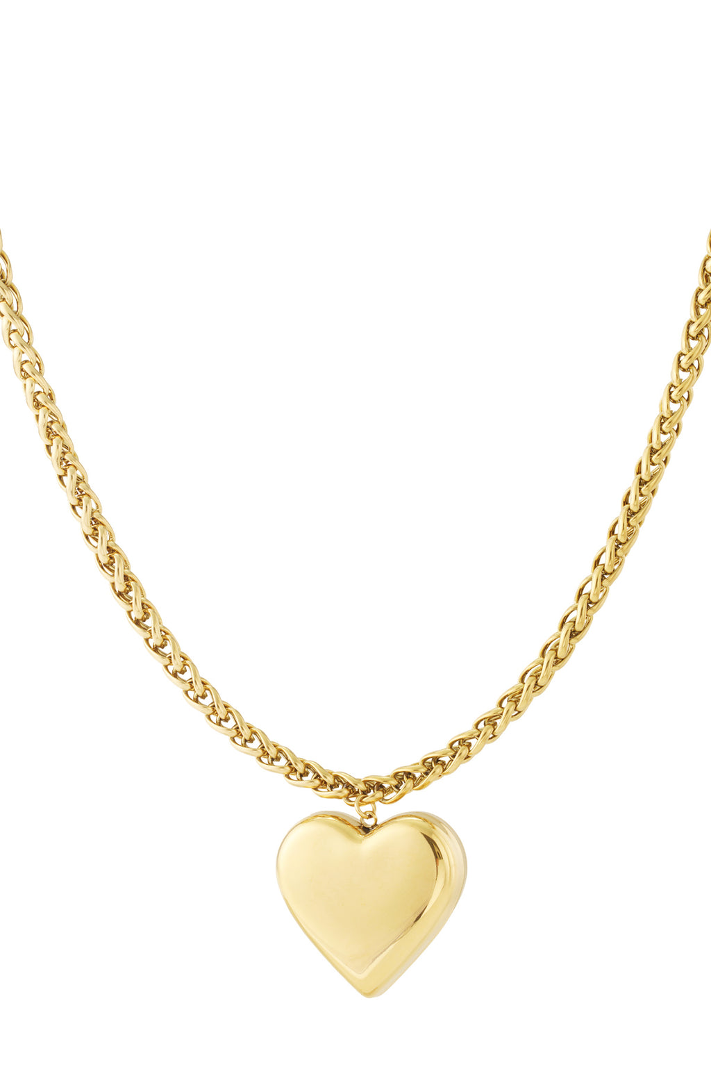 Collier battement de cœur en or