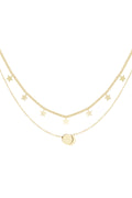 collier double étoile