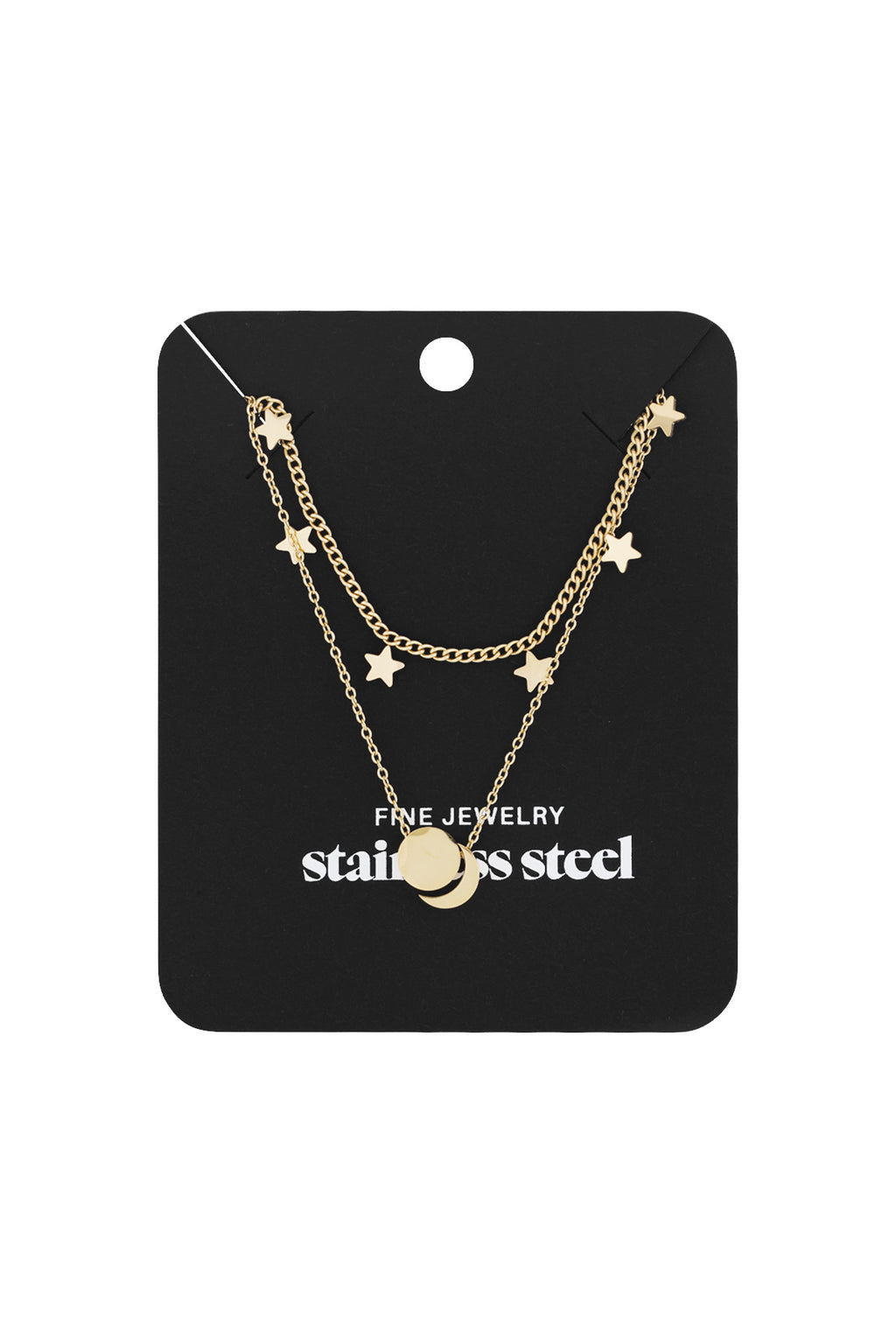 collier double étoile