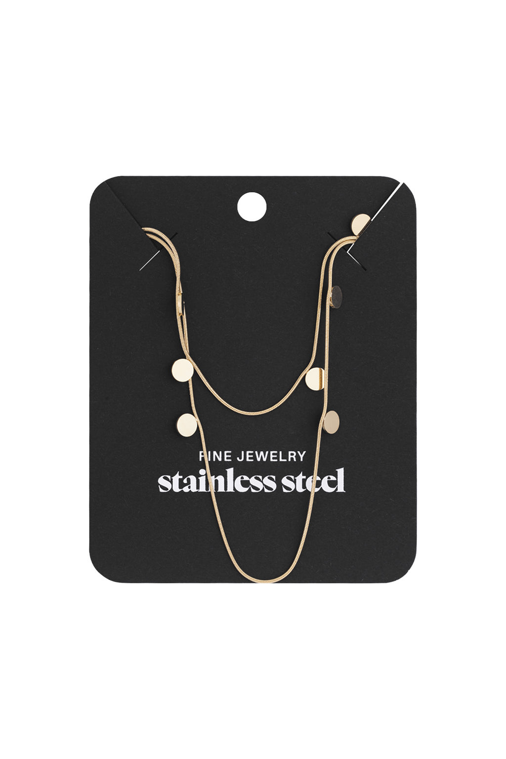 collier double pièces de monnaie