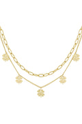 collier porte-bonheur à plusieurs niveaux
