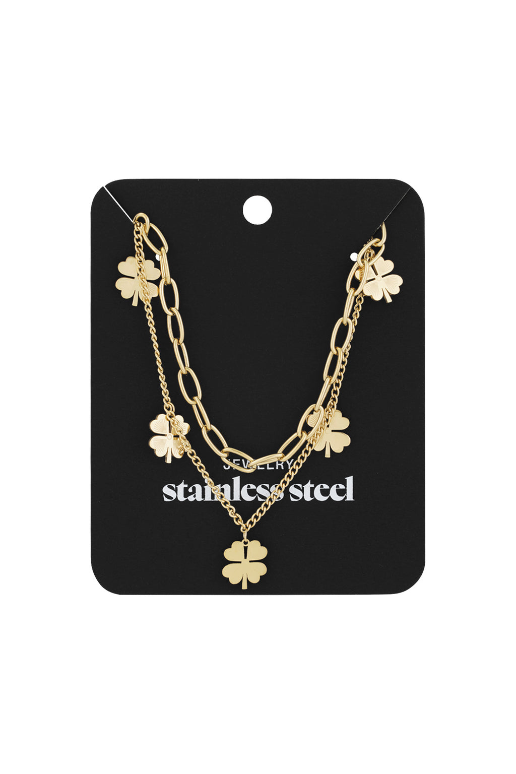 collier porte-bonheur à plusieurs niveaux