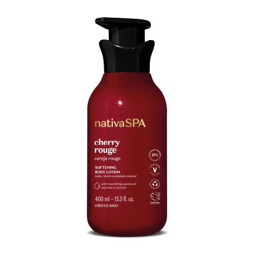 Lotion Corporelle Cherry Rouge Veloutée 400ml O Boticário