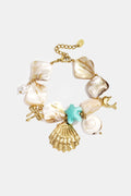 Colliers de perles en acier inoxydable, coquillages, collection romantique pour les vacances et le quotidien, bijoux pour femmes