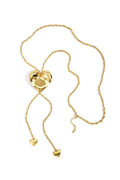 Colliers longs en acier inoxydable, style cœur, décontracté, simple et quotidien, bijoux pour femmes