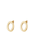 Boucles d'oreilles ovales modernes